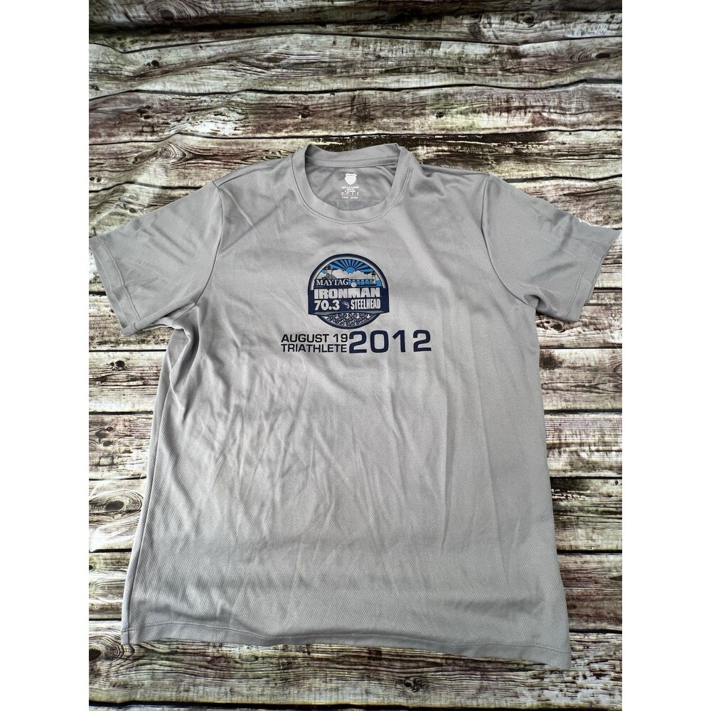 K-Swiss Ironman 70.3 Steelhead 2012 Adult Training Jersey Size Medium